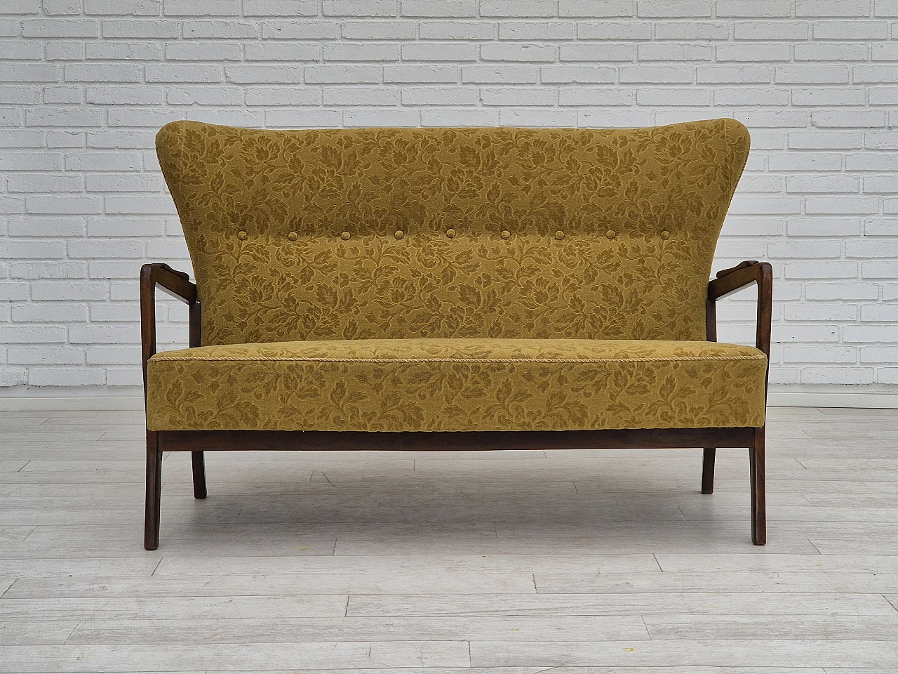 Danish 2 seater sofa by Søren Hansen for Fritz Hansen, 1960s 2