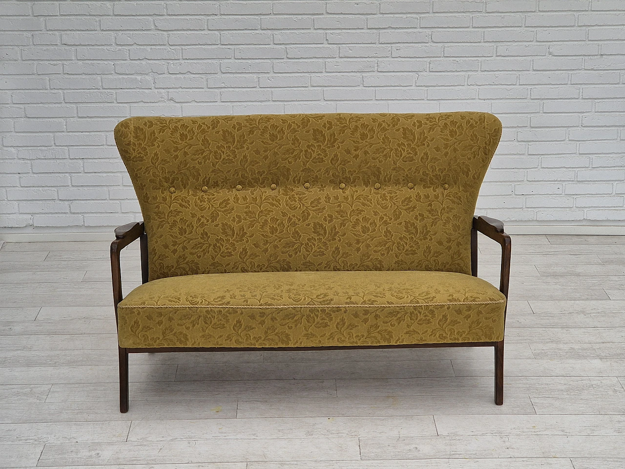 Danish 2 seater sofa by Søren Hansen for Fritz Hansen, 1960s 3