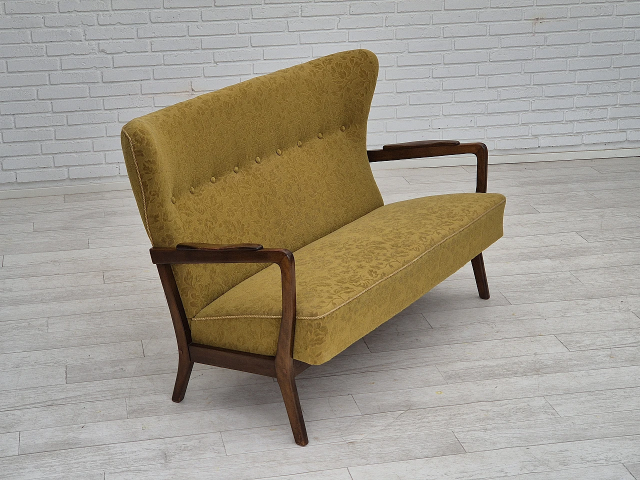 Danish 2 seater sofa by Søren Hansen for Fritz Hansen, 1960s 5