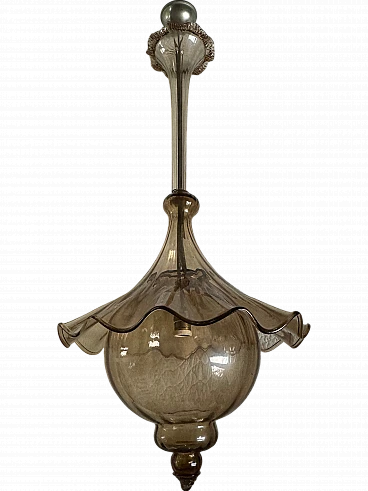 Murano glass lantern in Venini style, 1960s