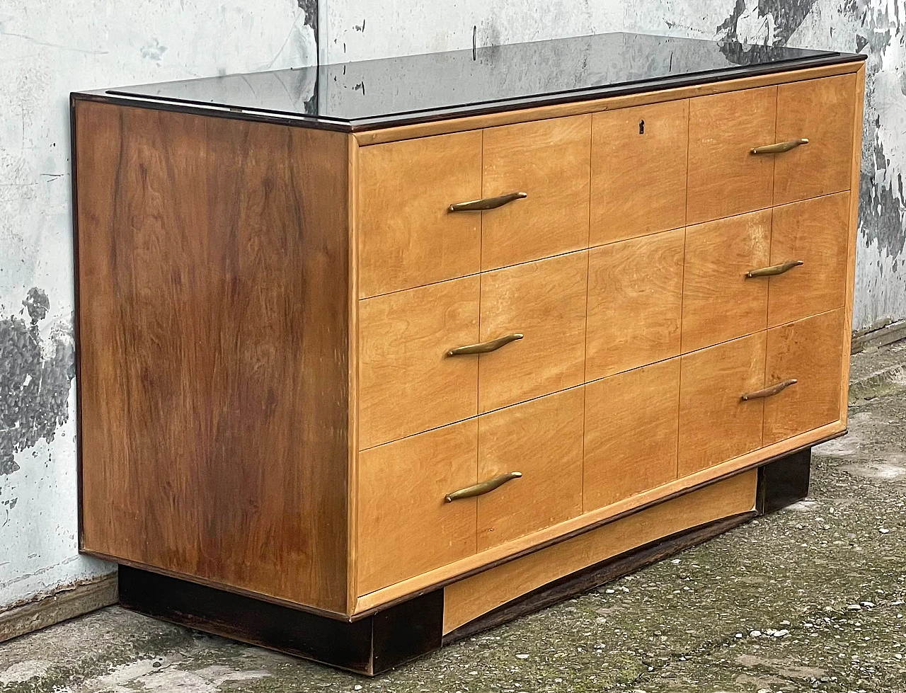 Ash-root dresser and mirror, 1940s 2