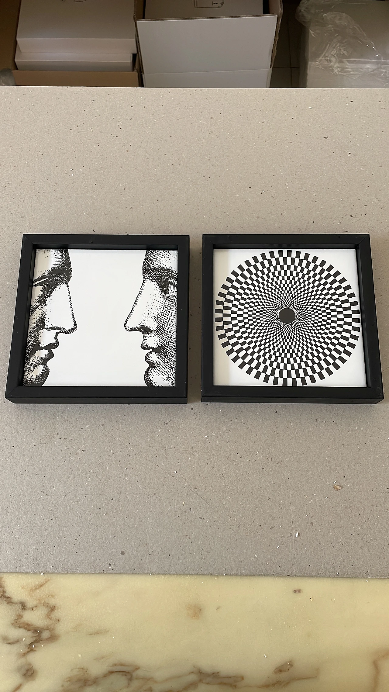 Tile by P. Fornasetti, 2000s 3