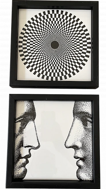 Tile by P. Fornasetti, 2000s