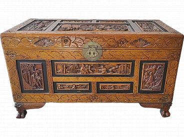 Wooden trunk, 1940s