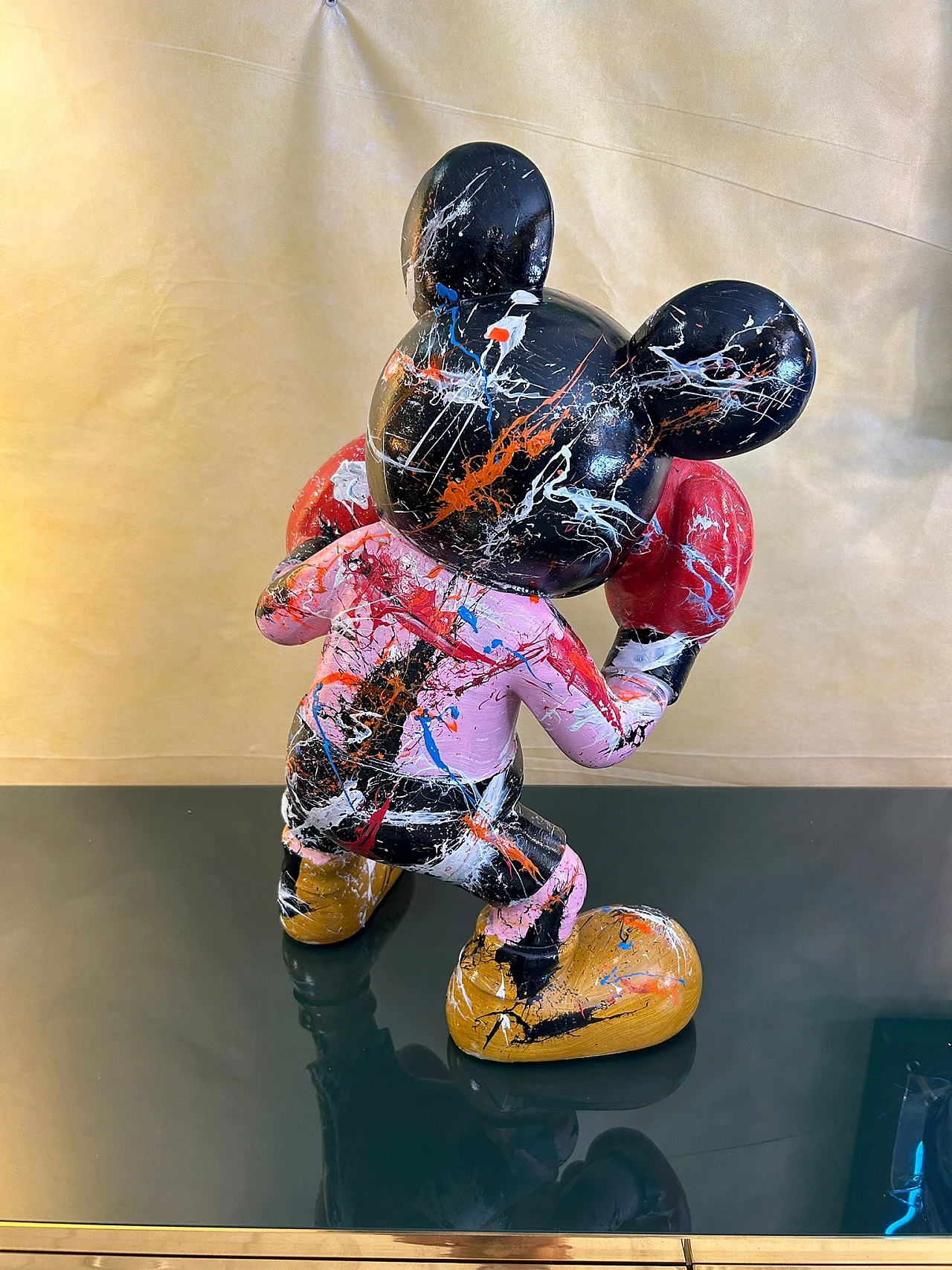 Silvio Formichetti, Mickey Mouse, resin sculpture, 2000s 2