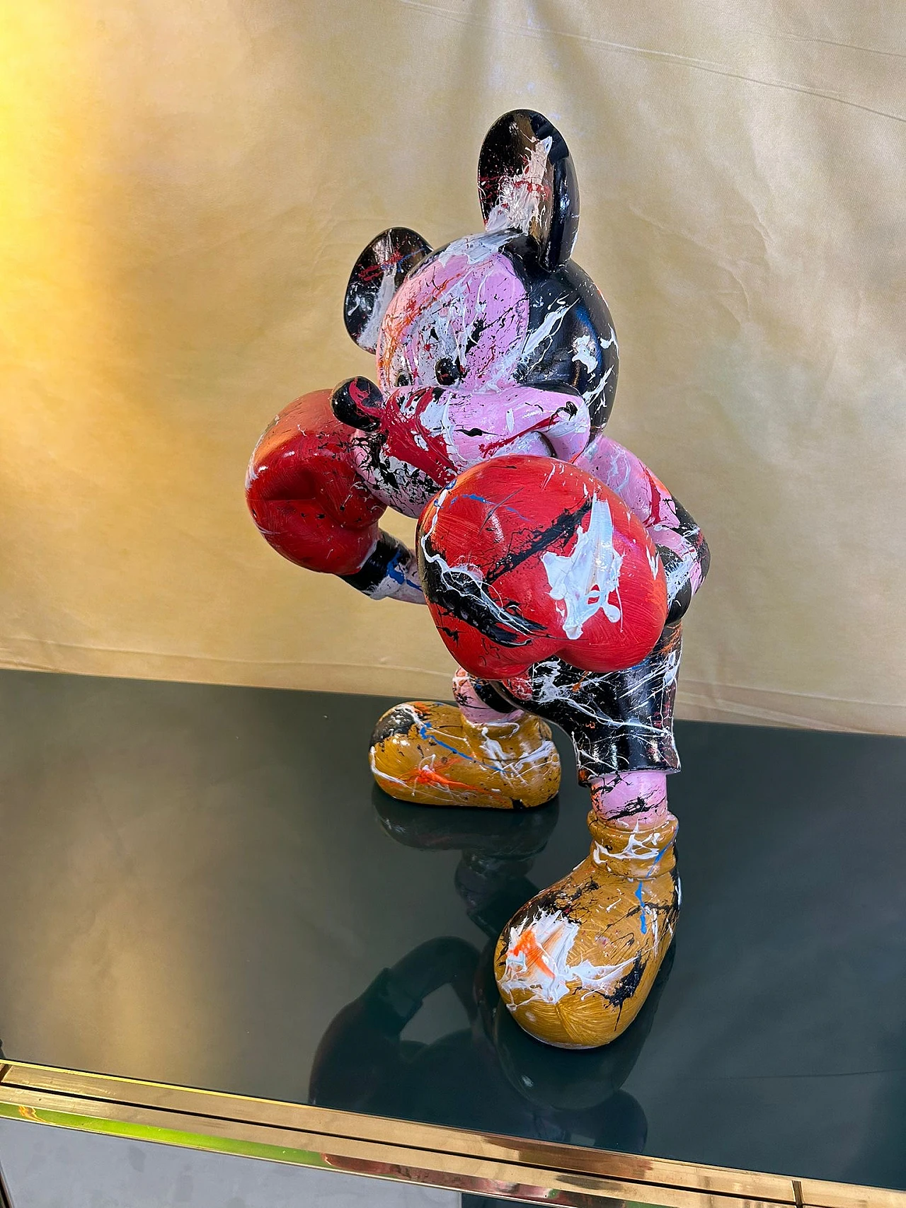 Silvio Formichetti, Mickey Mouse, resin sculpture, 2000s 4