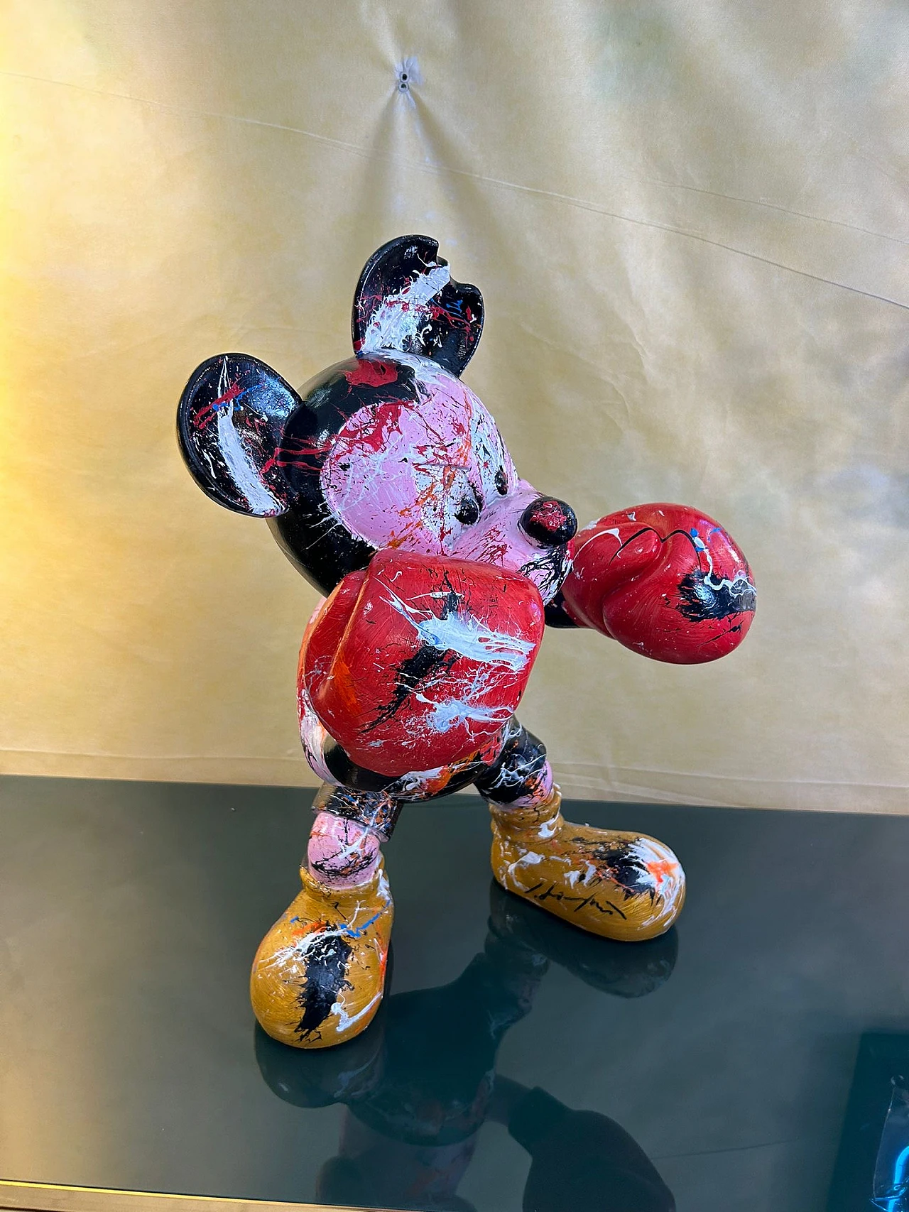 Silvio Formichetti, Mickey Mouse, resin sculpture, 2000s 5