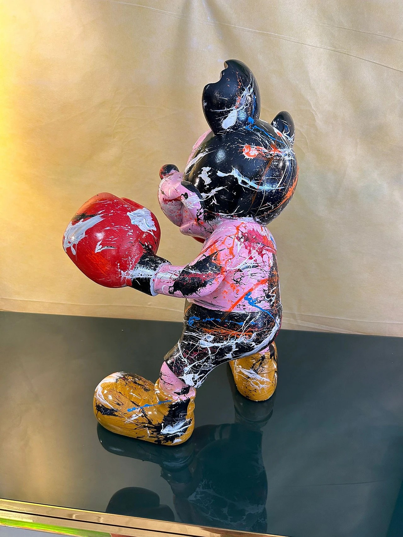 Silvio Formichetti, Mickey Mouse, resin sculpture, 2000s 6