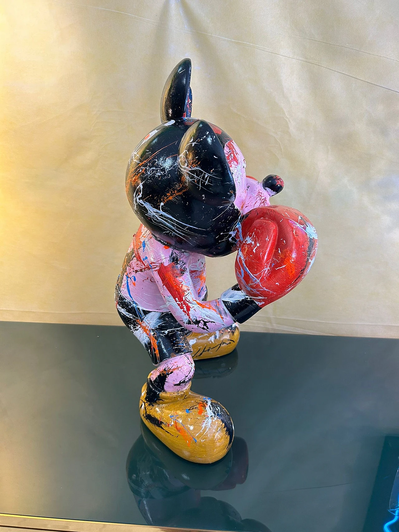 Silvio Formichetti, Mickey Mouse, resin sculpture, 2000s 7