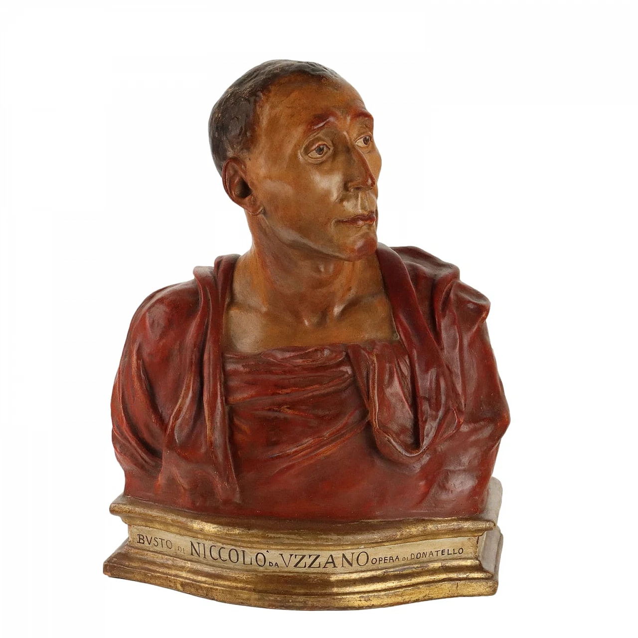 Copia da Donatello di Niccolò da Uzzano, busto in terracotta 1