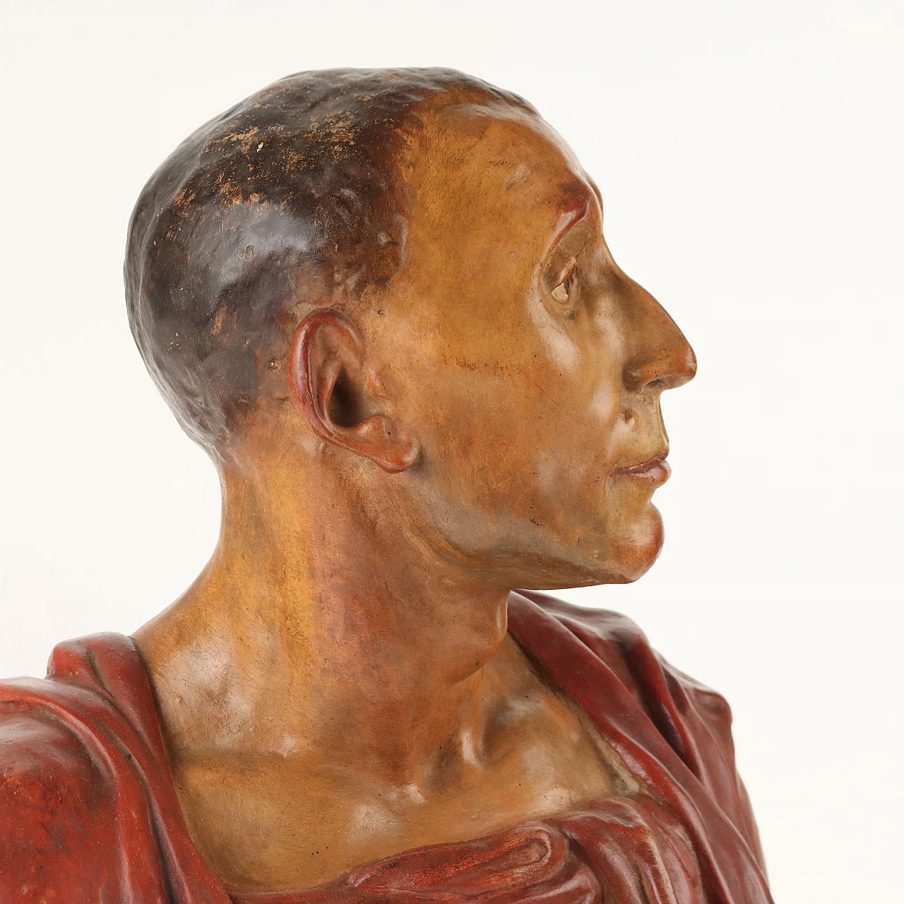 Copy by Donatello of Niccolò da Uzzano, terracotta bust 4