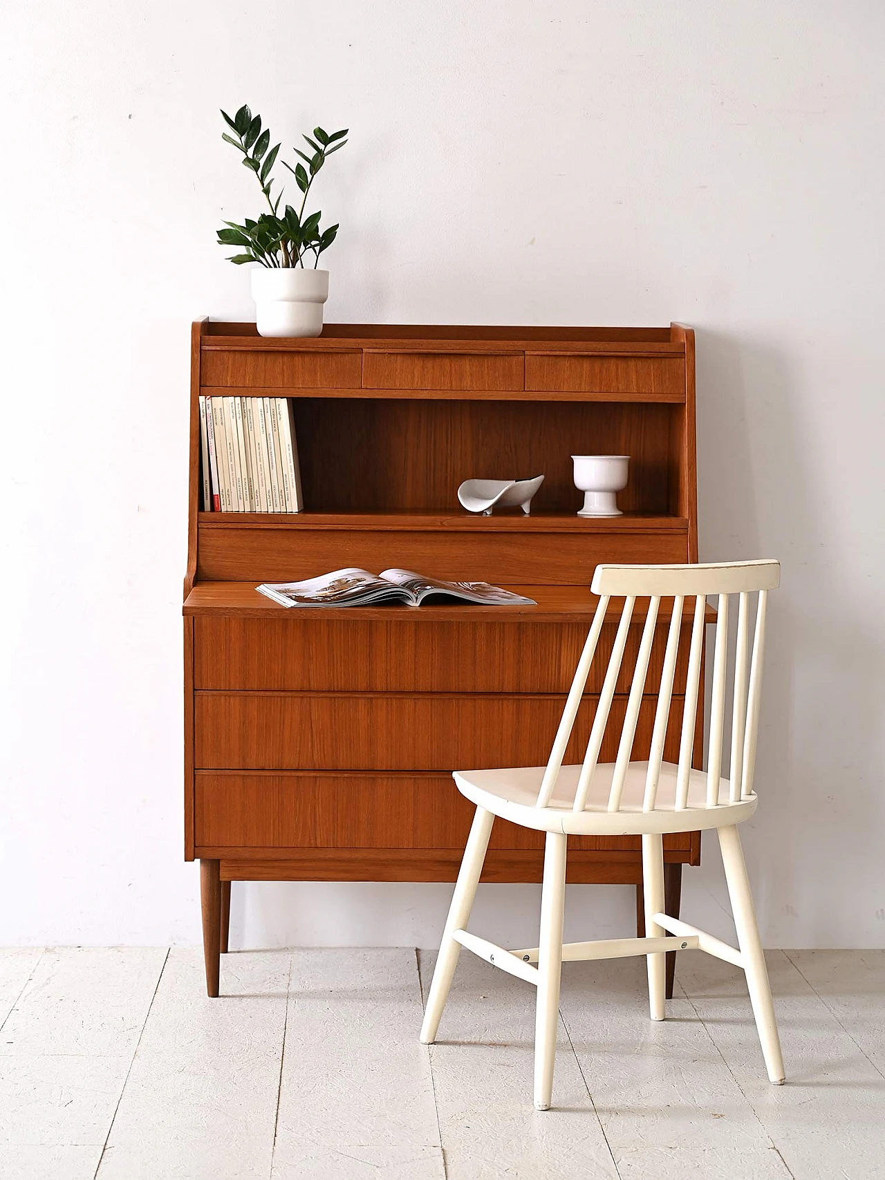 Danish teak secretaire, 1960s 1