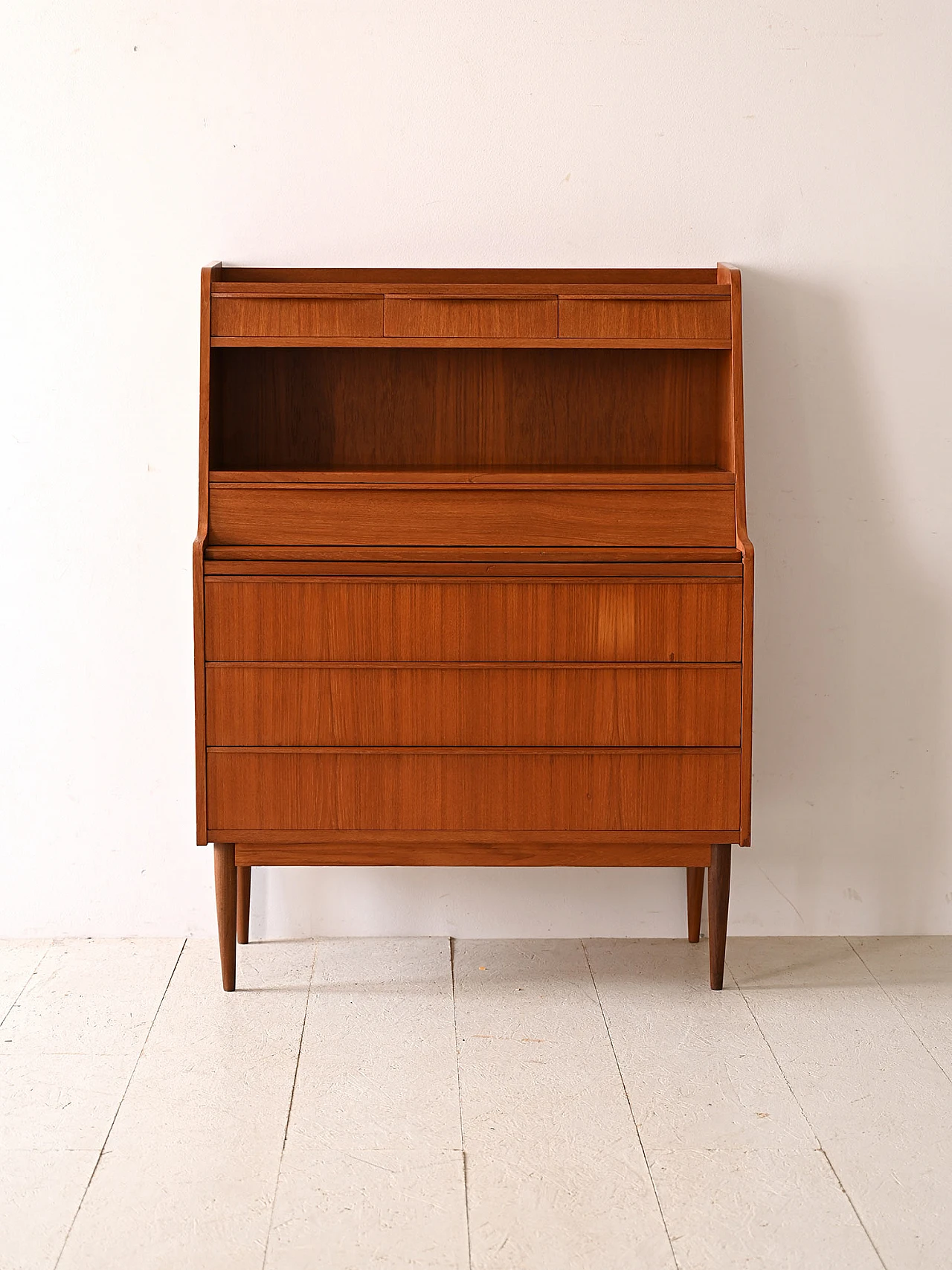 Danish teak secretaire, 1960s 2