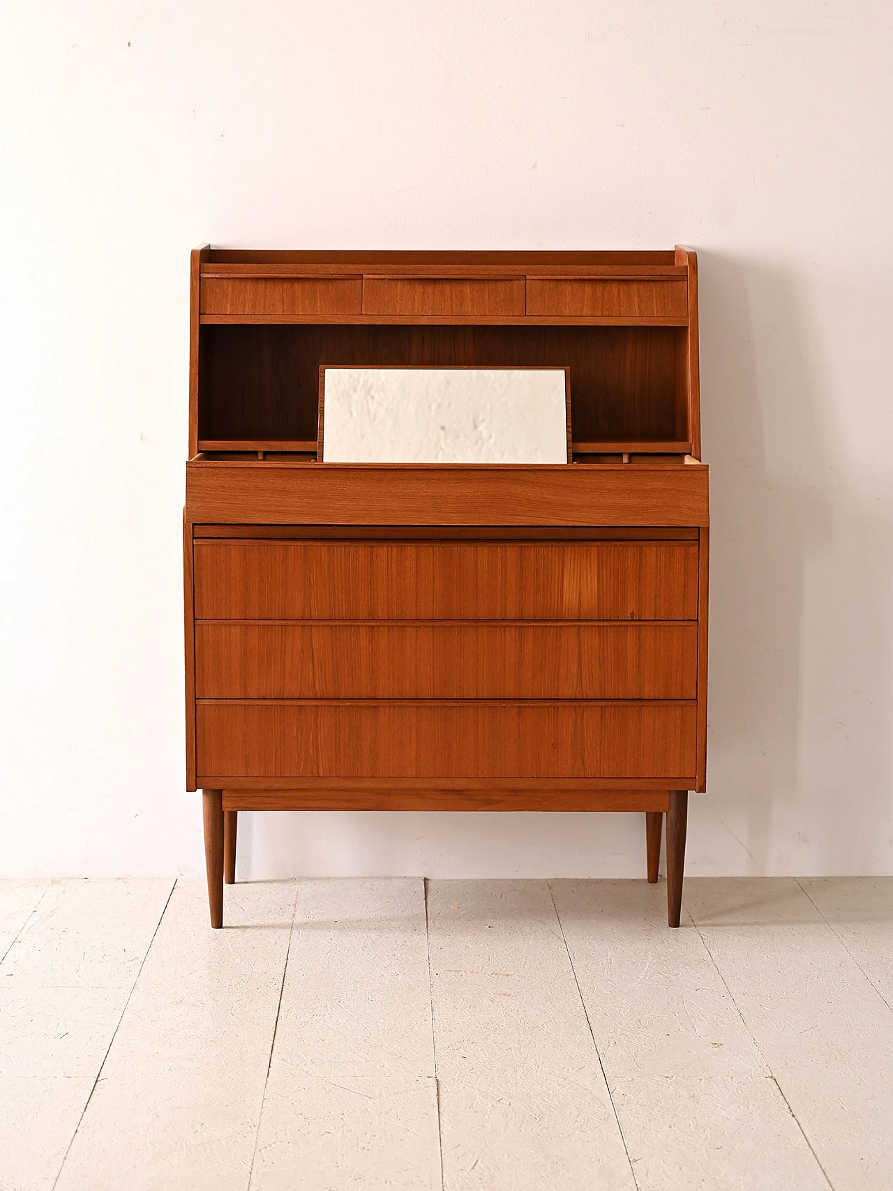 Danish teak secretaire, 1960s 3