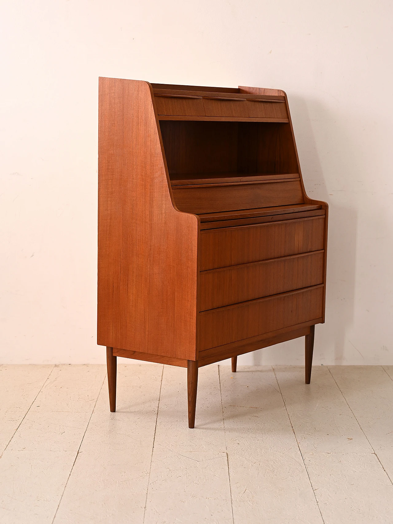 Danish teak secretaire, 1960s 4