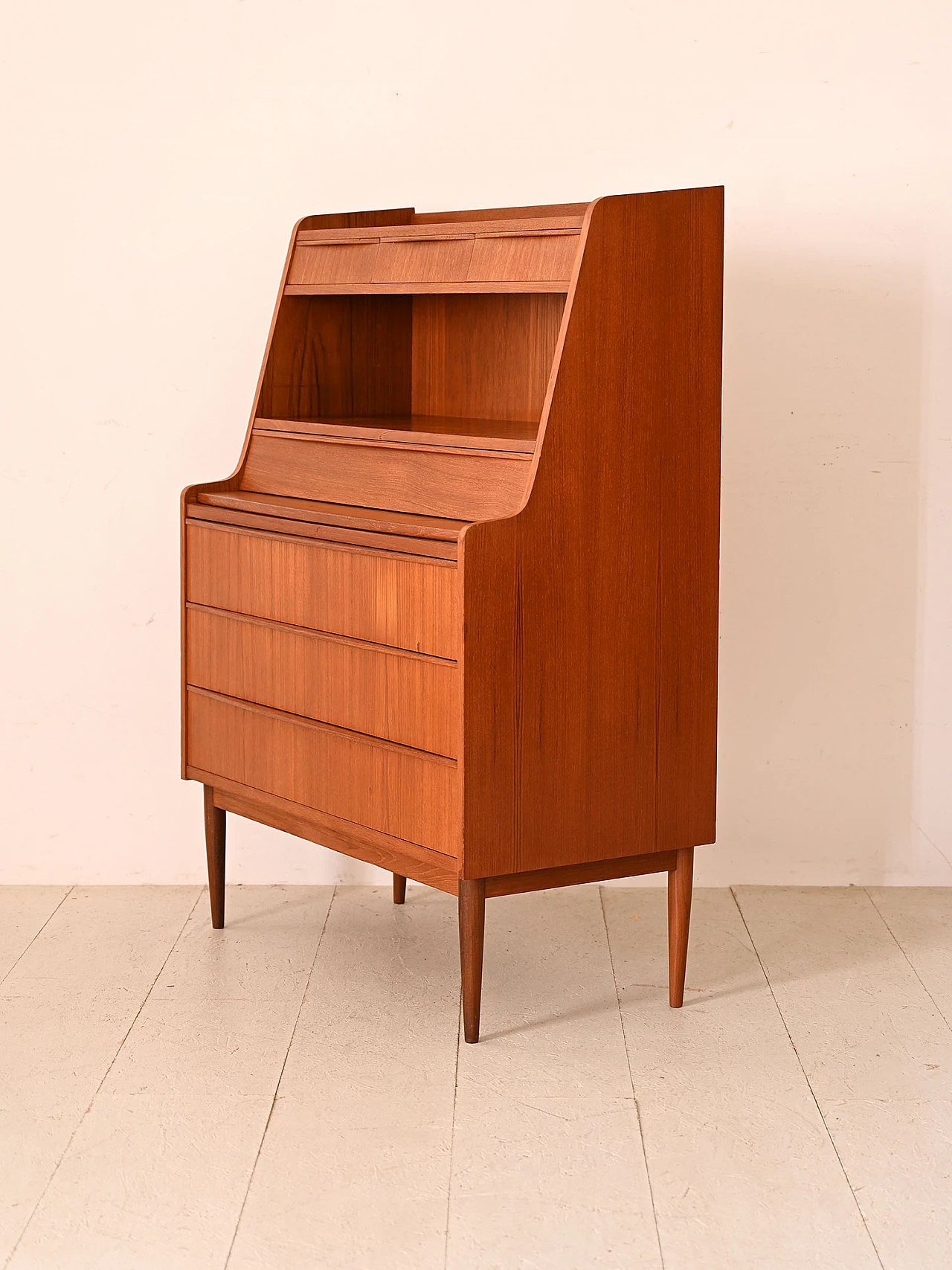 Danish teak secretaire, 1960s 5