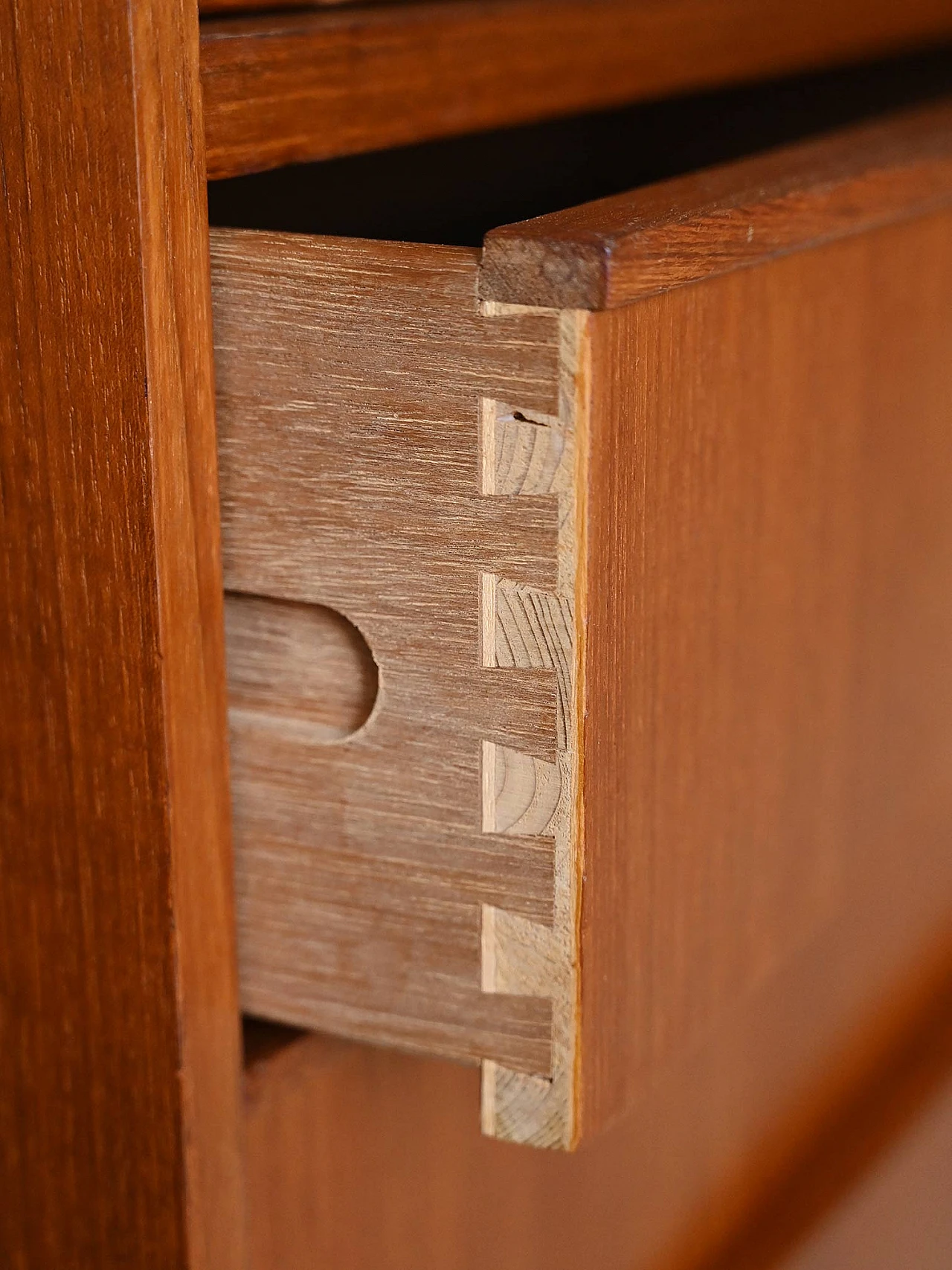 Danish teak secretaire, 1960s 10