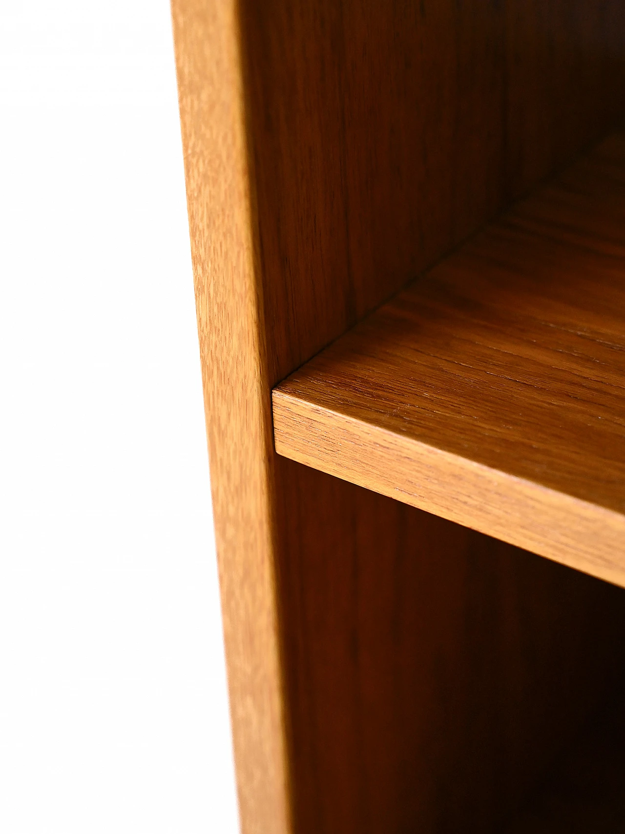 Scandinavian teak and oak bookcase, 1960s 6