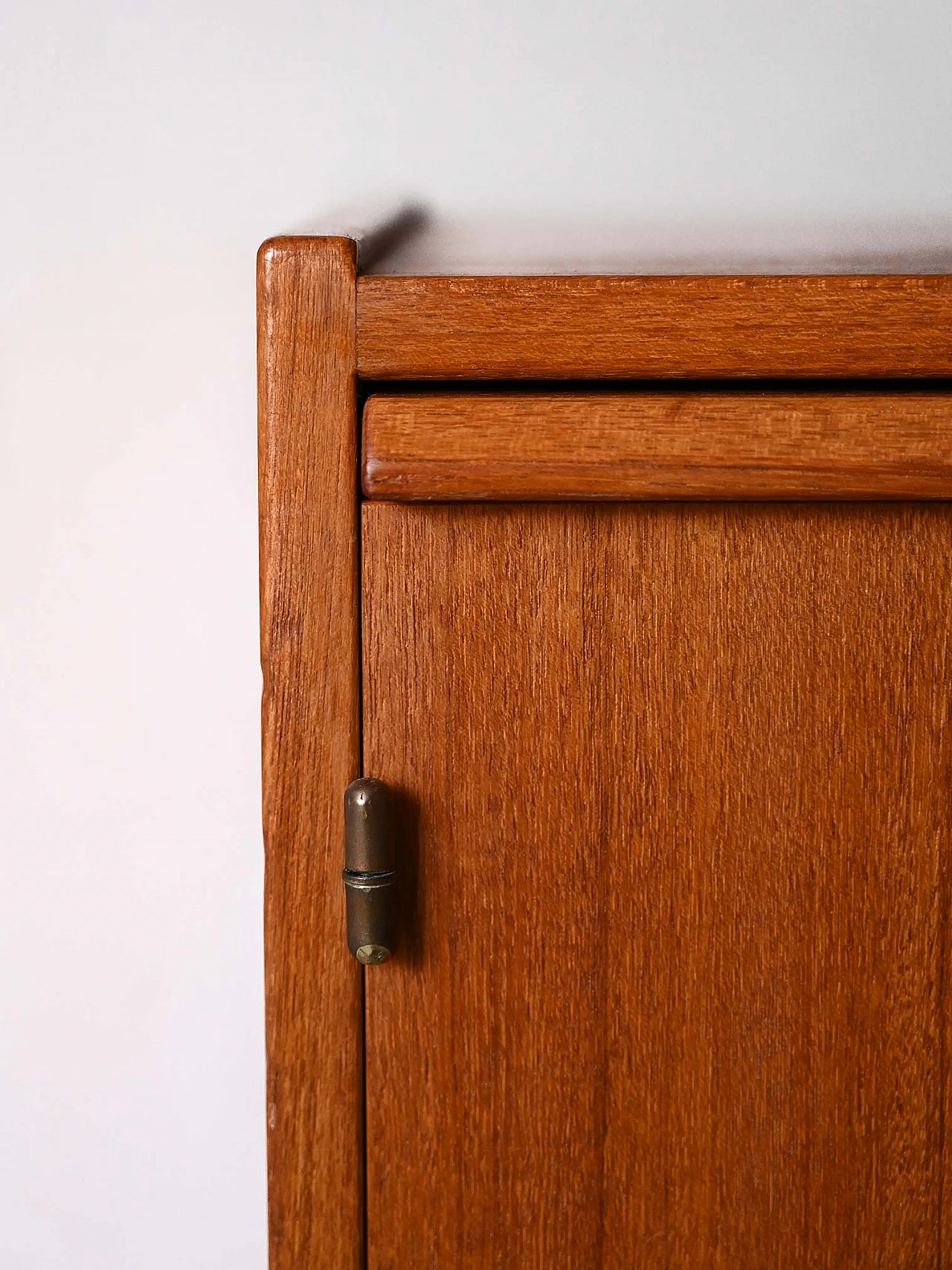 Credenza in teak con scrittoio, anni '60 8