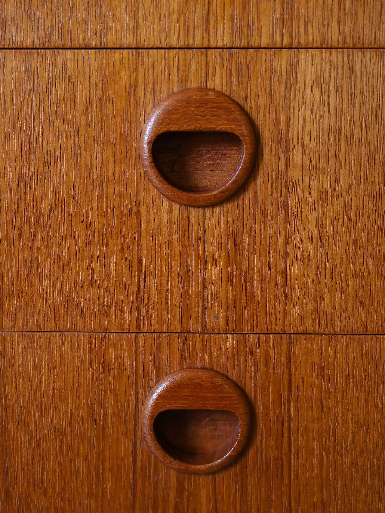 Credenza in teak con scrittoio, anni '60 10