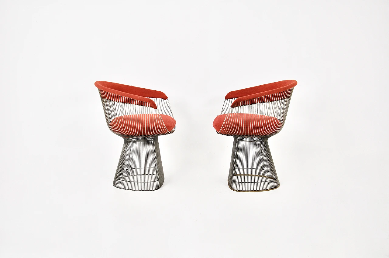 Pair of chairs by Warren Platner for Knoll International, 1960s 6