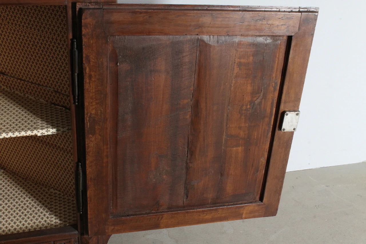 Cantonal walnut corner cabinet, late 19th century 5