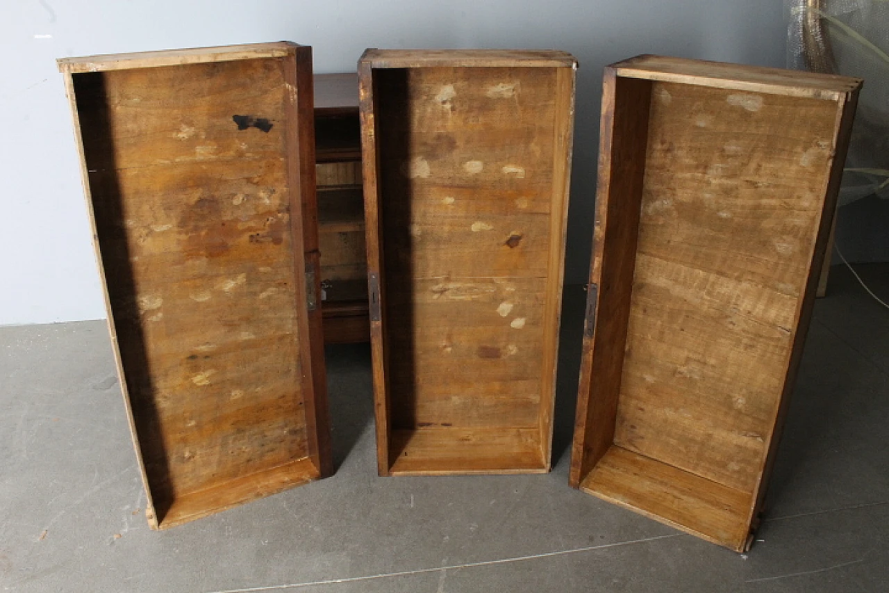 Louis Philippe cappuccino dresser in solid walnut and briarwood, 1840 8