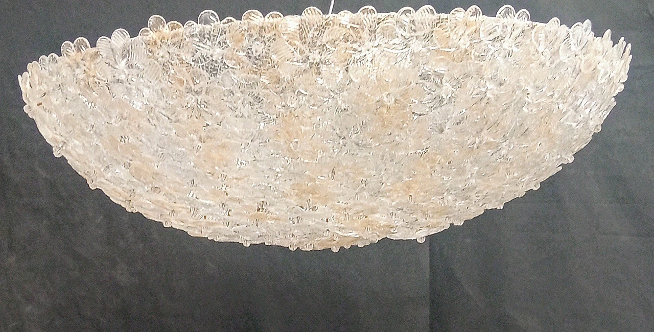 Lampadario attribuito a Seguso per Seguso Vetri D'arte, anni '60 2