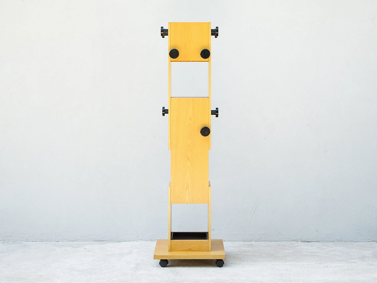 Coat stand with wheels by Saima Pavia Company, 1970s 2