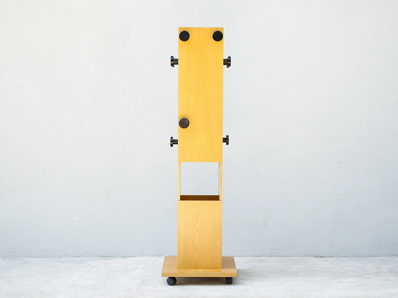 Coat stand with wheels by Saima Pavia Company, 1970s 8