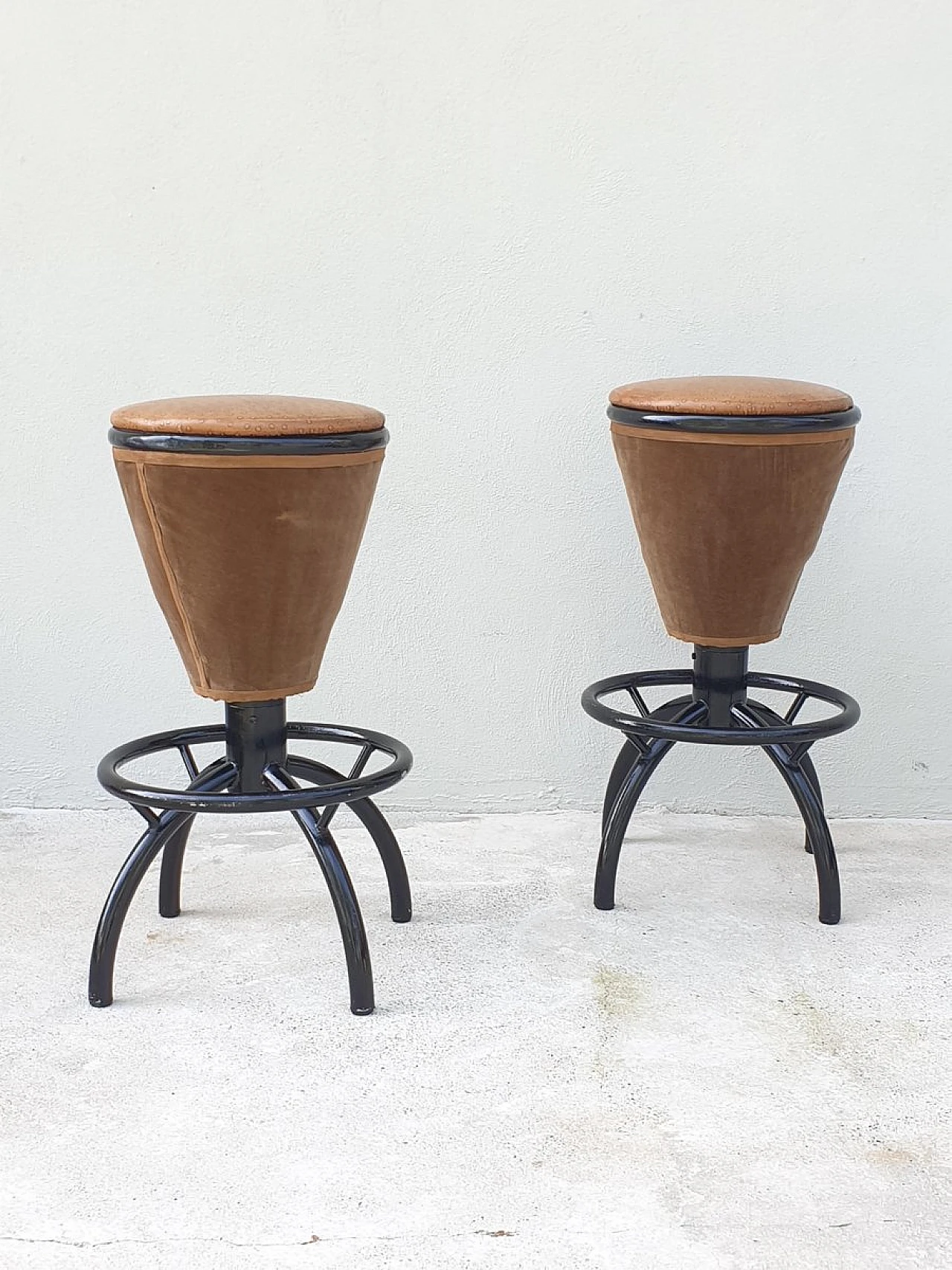 Pair of stools, 1970s 1