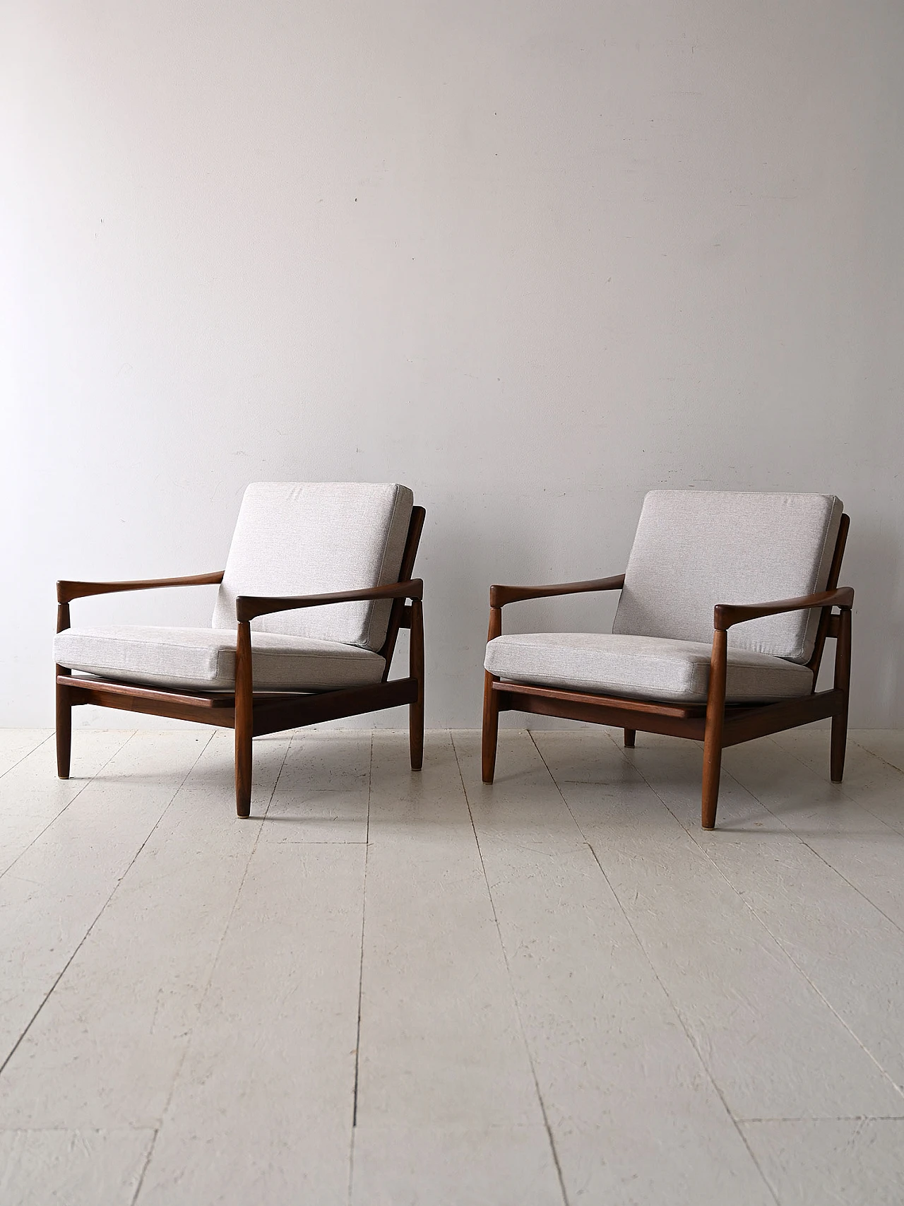 Pair of Kolding armchairs by Erik Wörtz for Ikea, 1960s 4