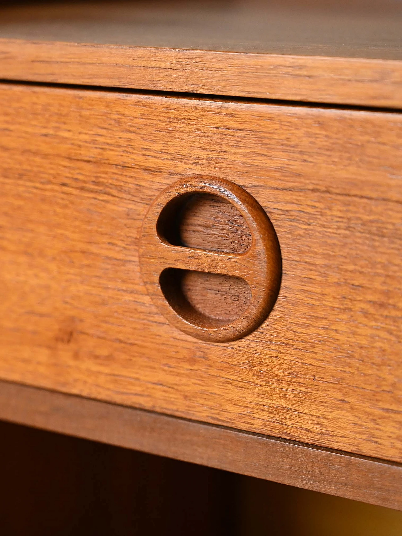 Pair of Scandinavian bedside tables with open compartment, 1960s 8