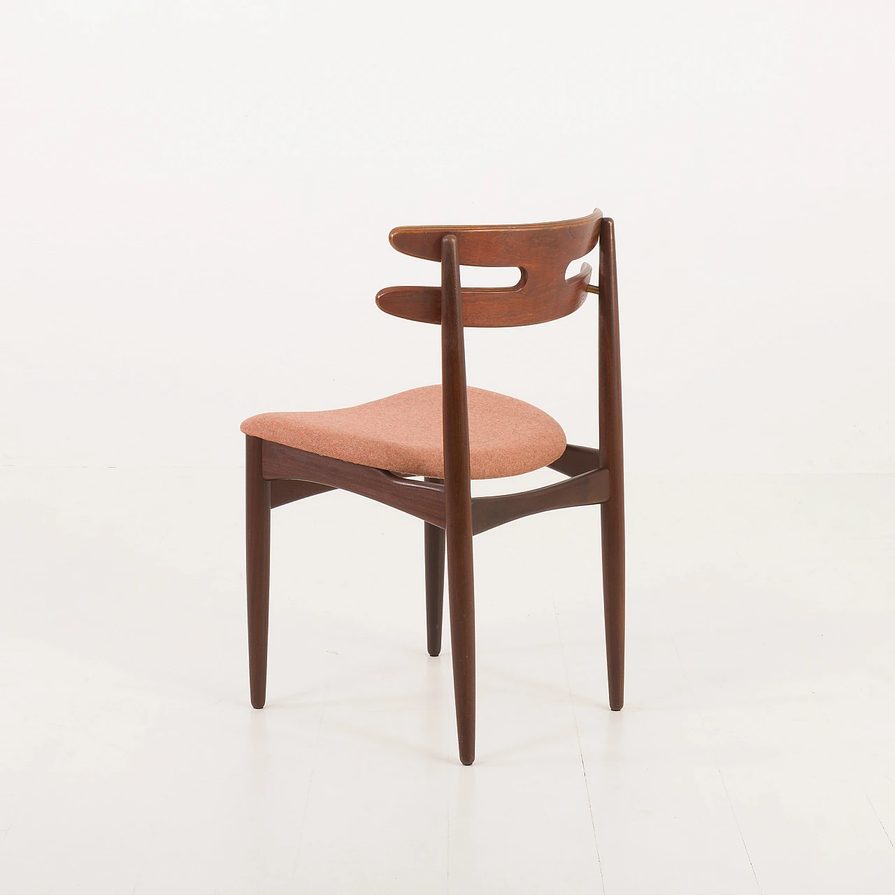 4 Teak dining chairs 178 by J. Andersen for Bramin, 1960s 5