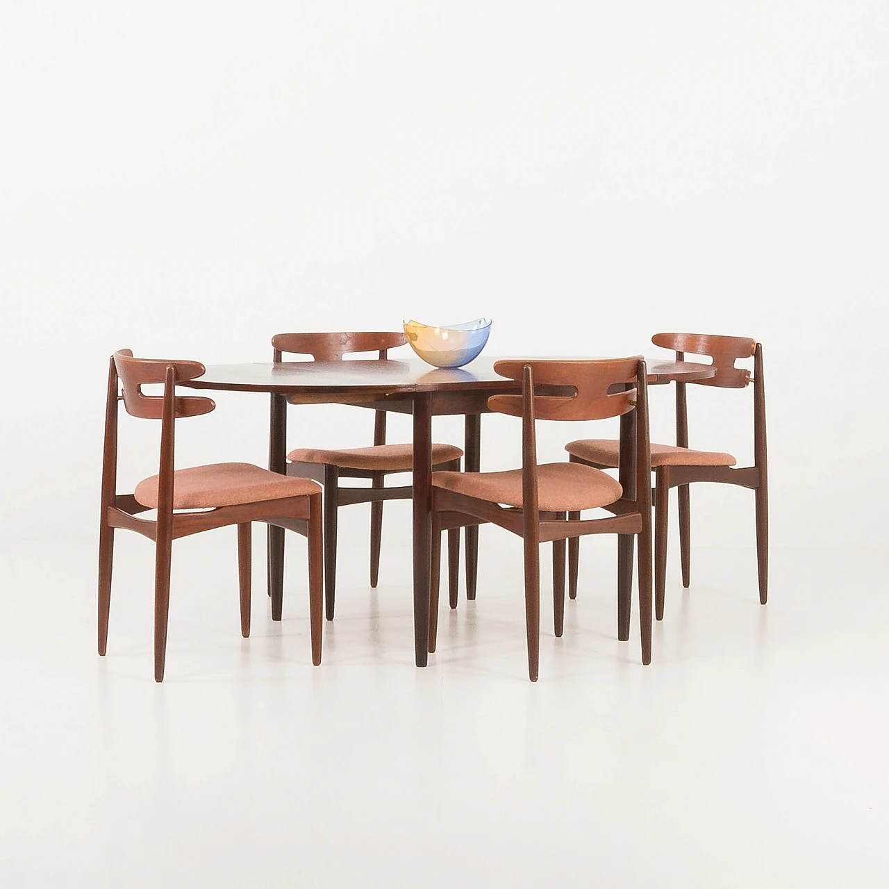 4 Teak dining chairs 178 by J. Andersen for Bramin, 1960s 18