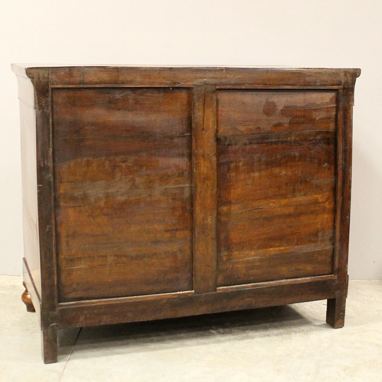 Louis Philippe 4-drawers dresser in walnut, 19th century 10