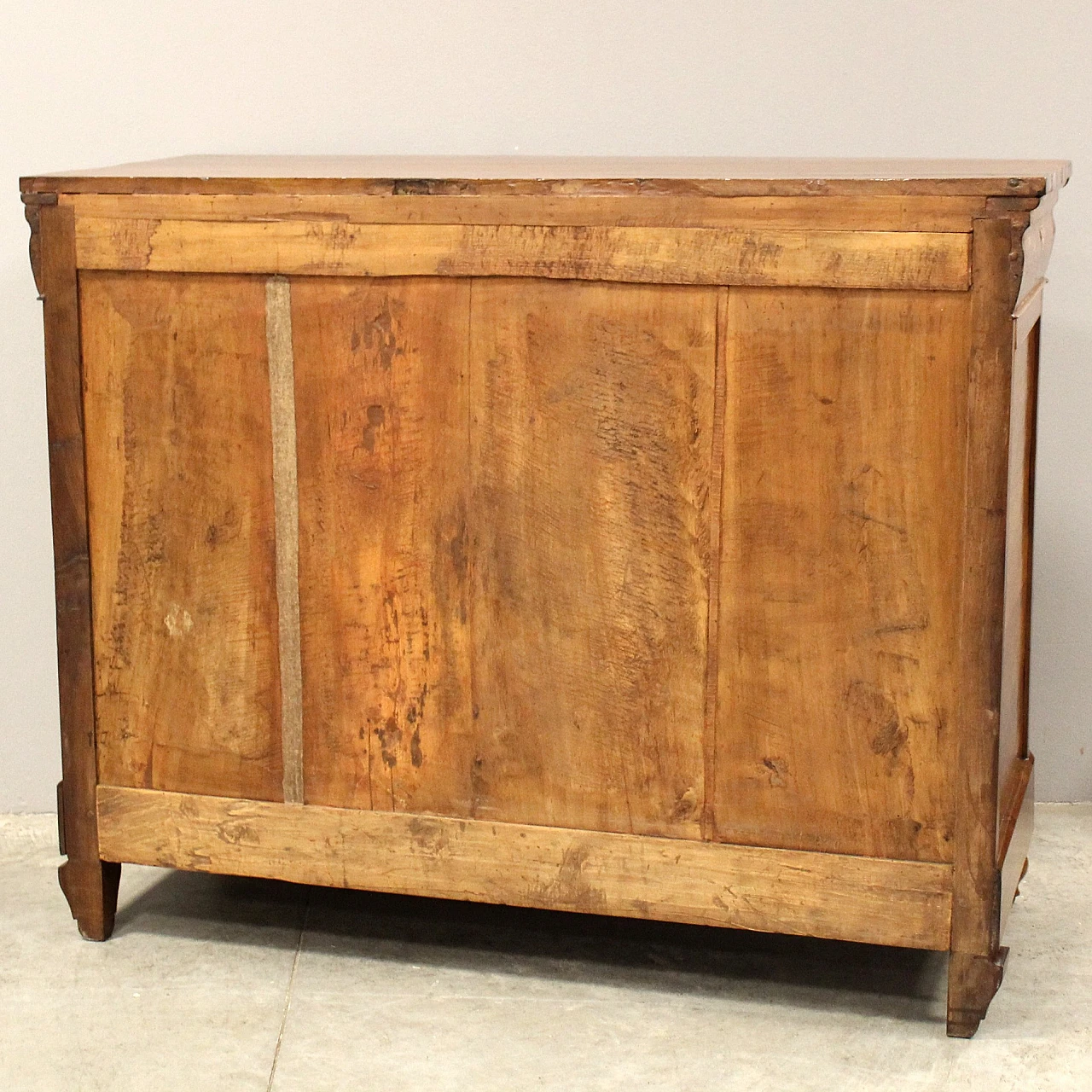 Louis Philippe chest of drawers in walnut, 19th century 6