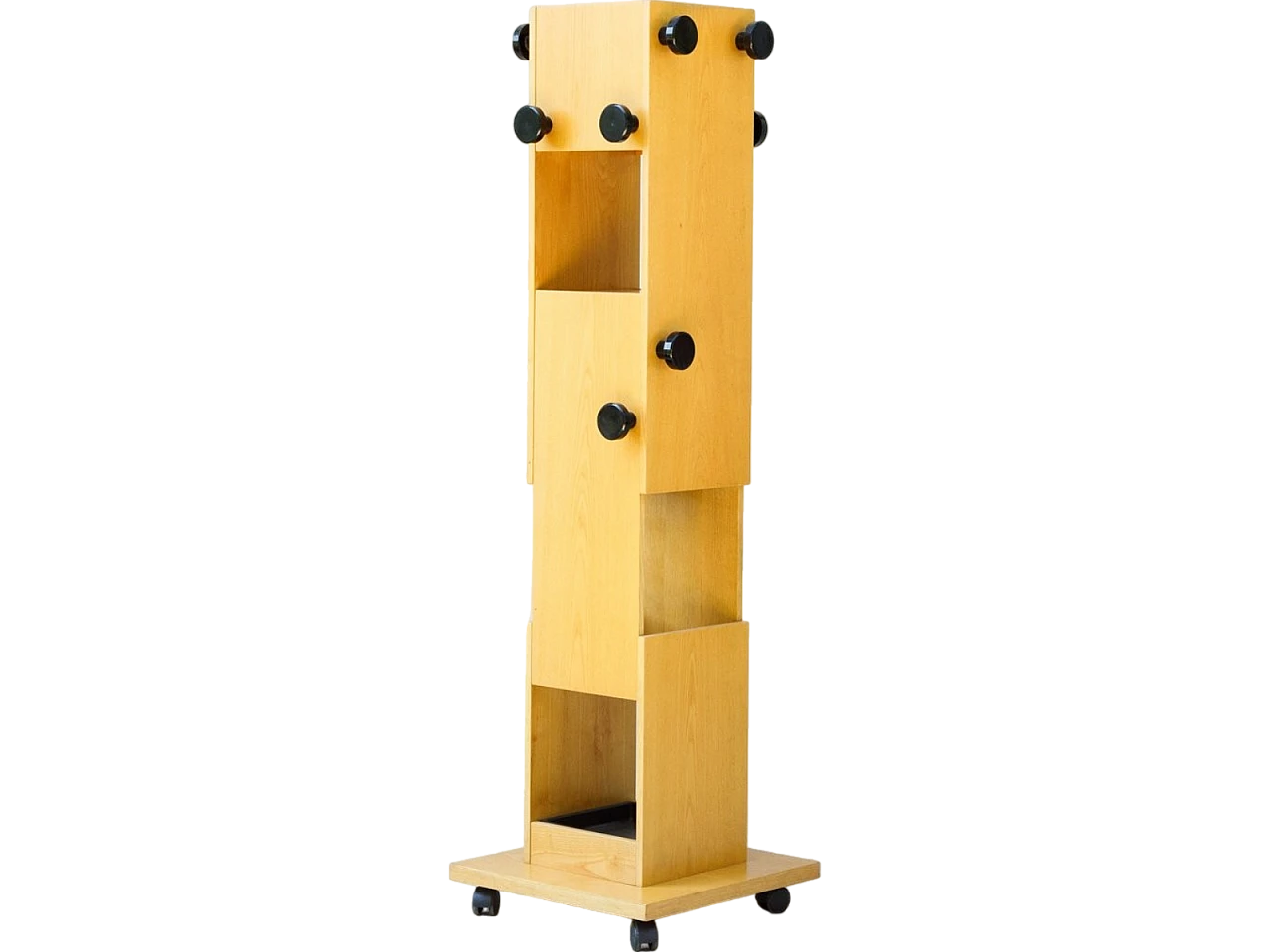 Coat stand with wheels by Saima Pavia Company, 1970s 9