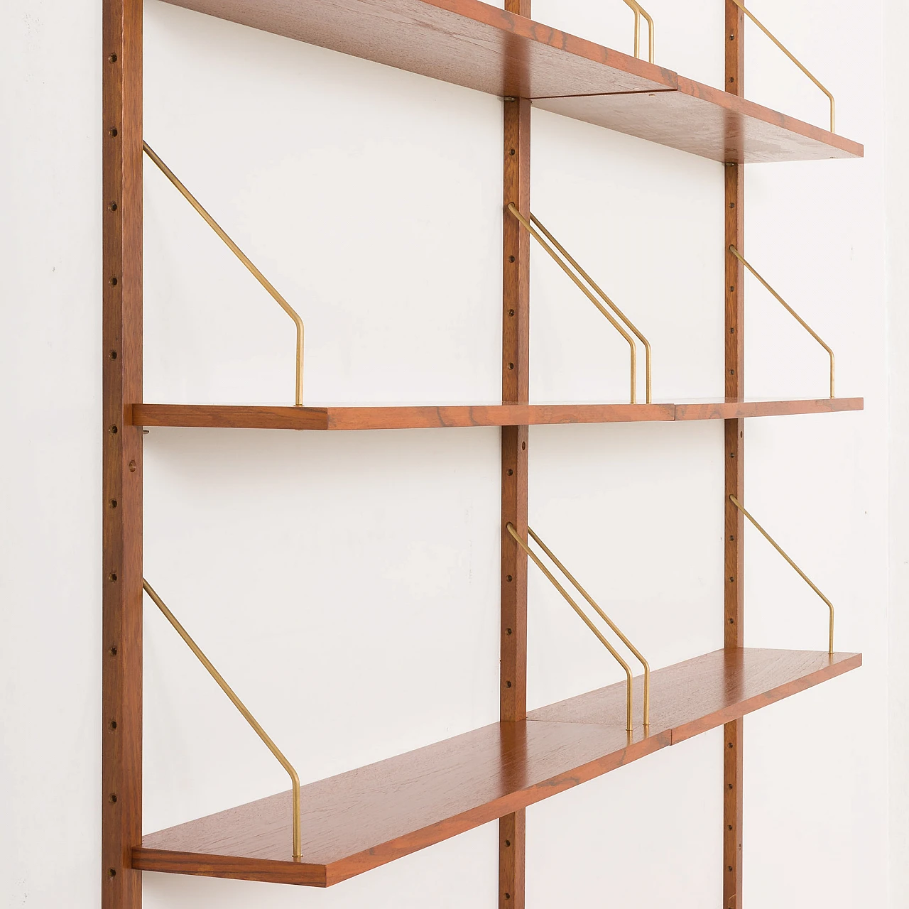 Scandinavian teak wall unit in Kai Kristiansen style, 1960s 11