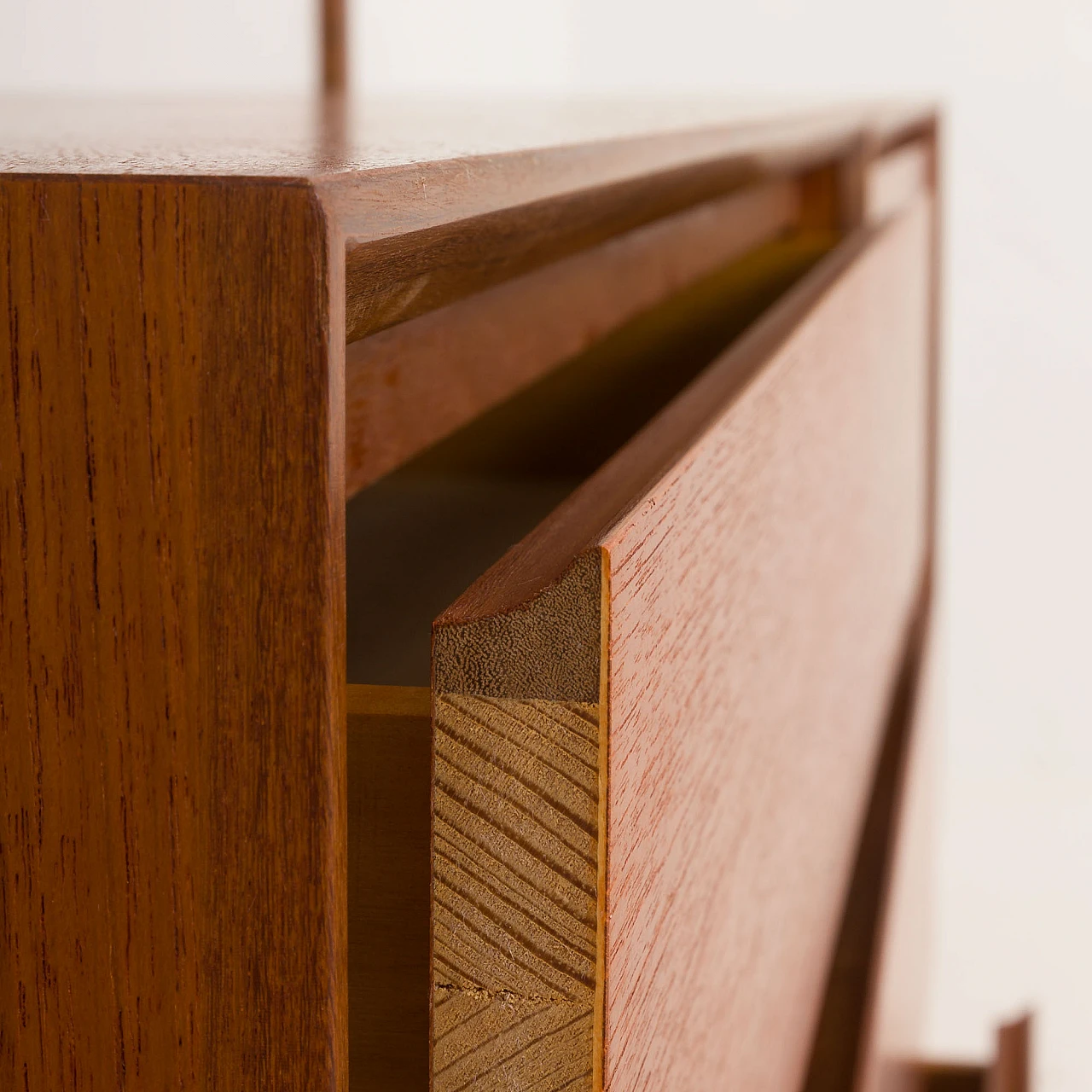 Scandinavian teak wall unit in Kai Kristiansen style, 1960s 12