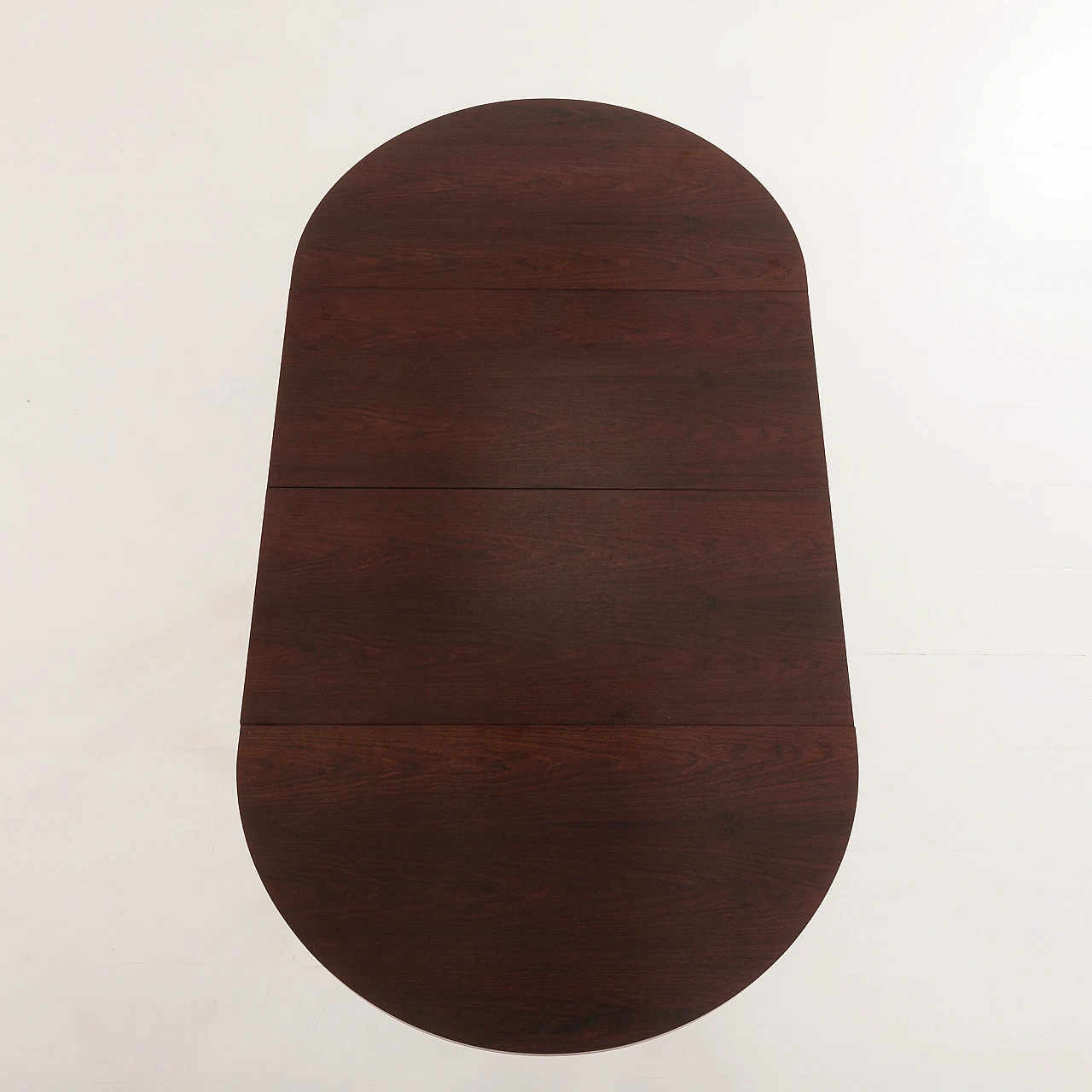 Danish extendable oval dining table in rosewood, 1960s 9