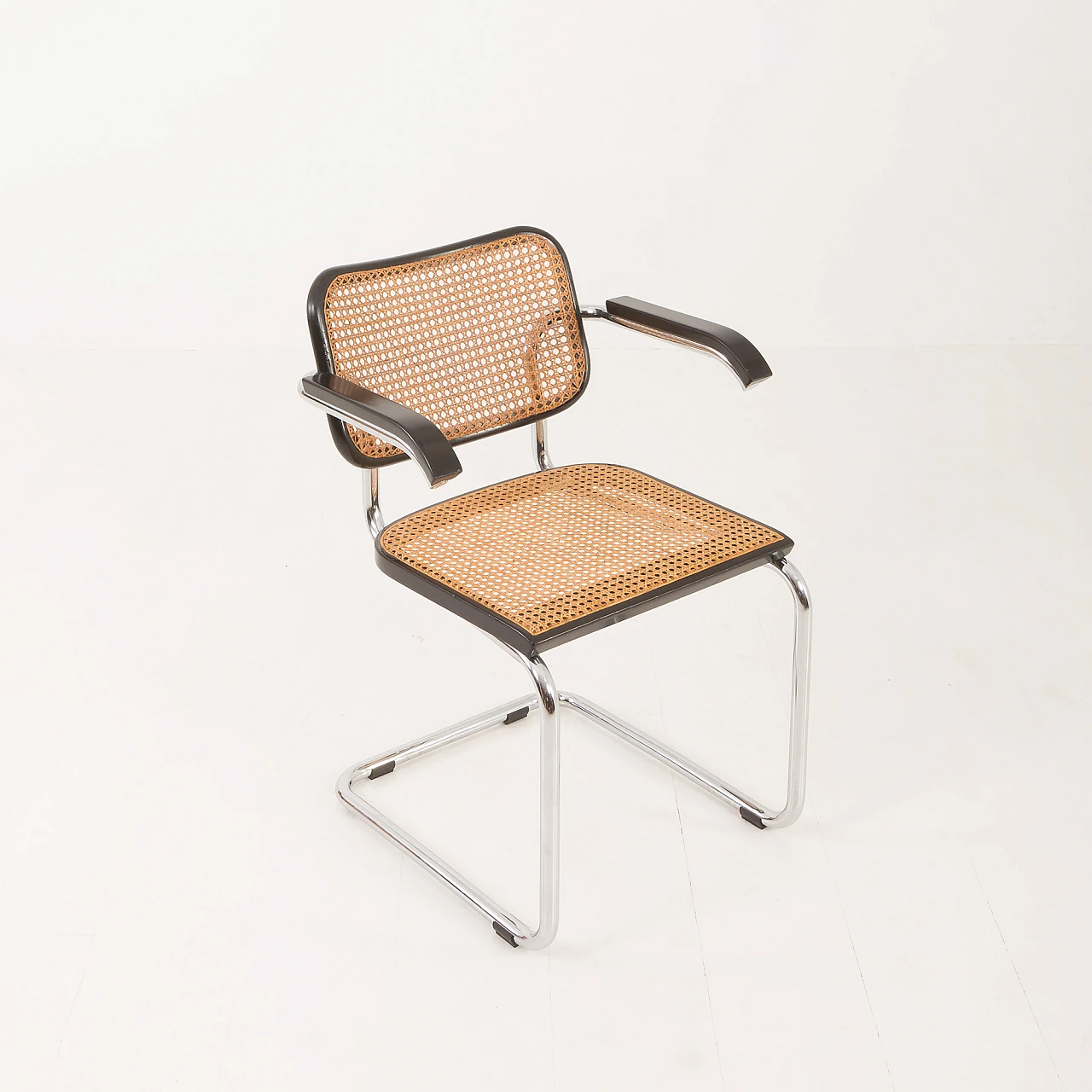 Cesca chair in woven cane & steel by M. Breuer for Gavina, 1960s 1