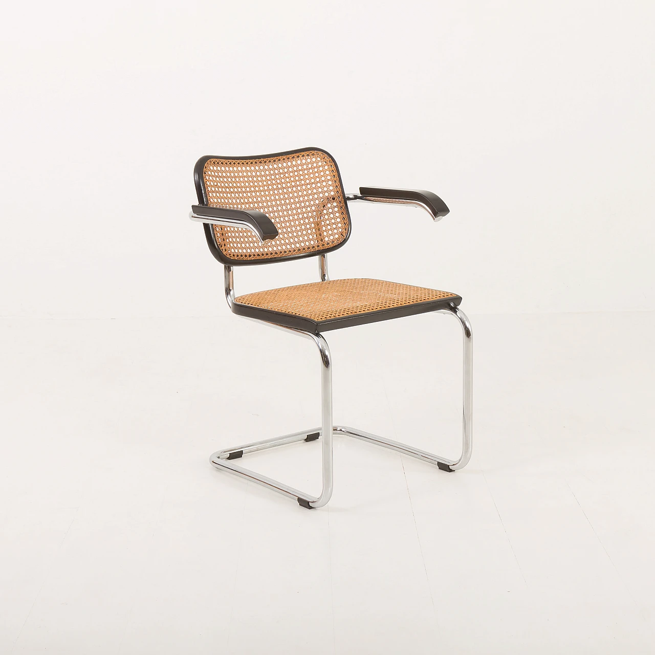 Cesca chair in woven cane & steel by M. Breuer for Gavina, 1960s 2