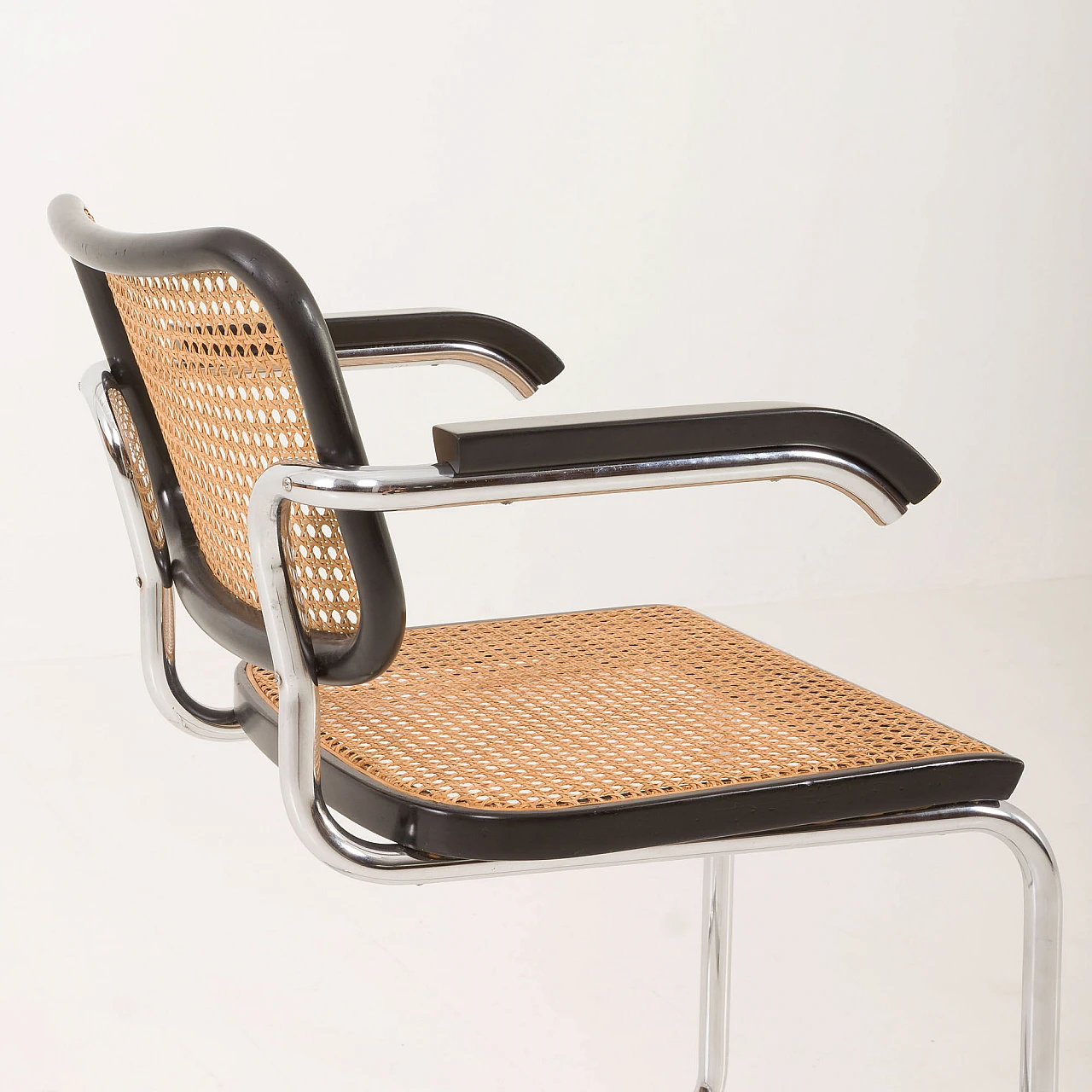 Cesca chair in woven cane & steel by M. Breuer for Gavina, 1960s 10