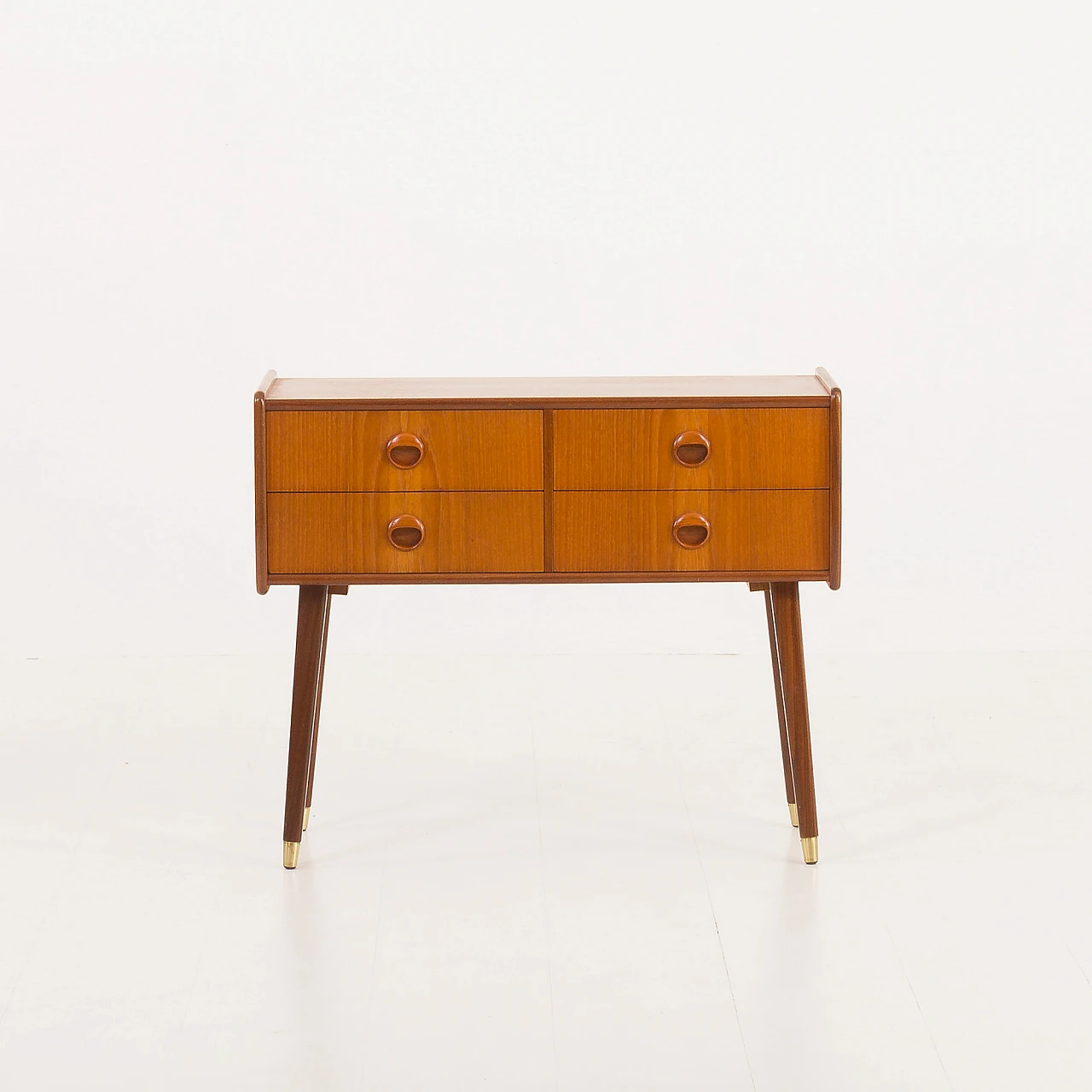 Small chest of drawers in teak by Talgø Møbelfabrikk, 1960s 5