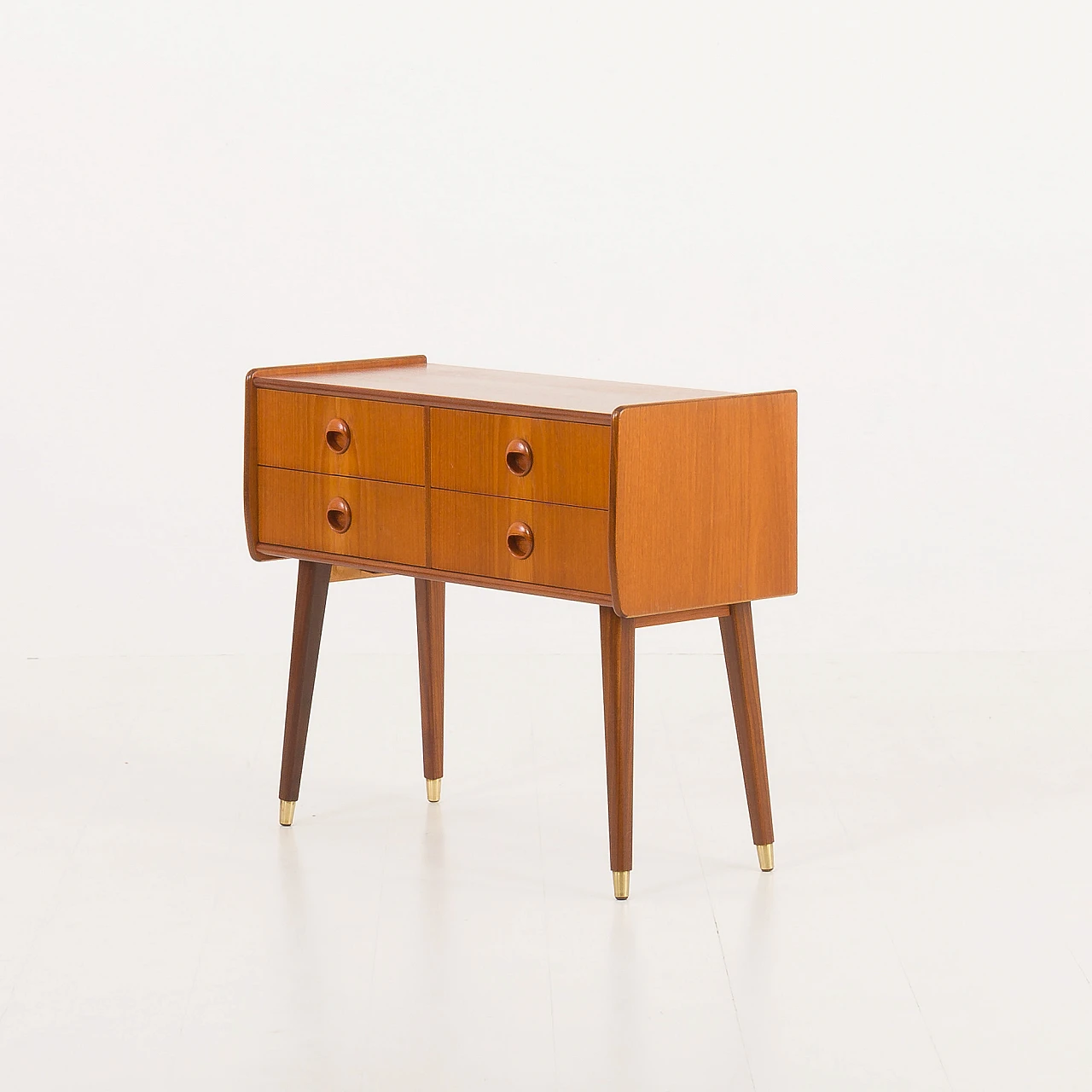 Small chest of drawers in teak by Talgø Møbelfabrikk, 1960s 6