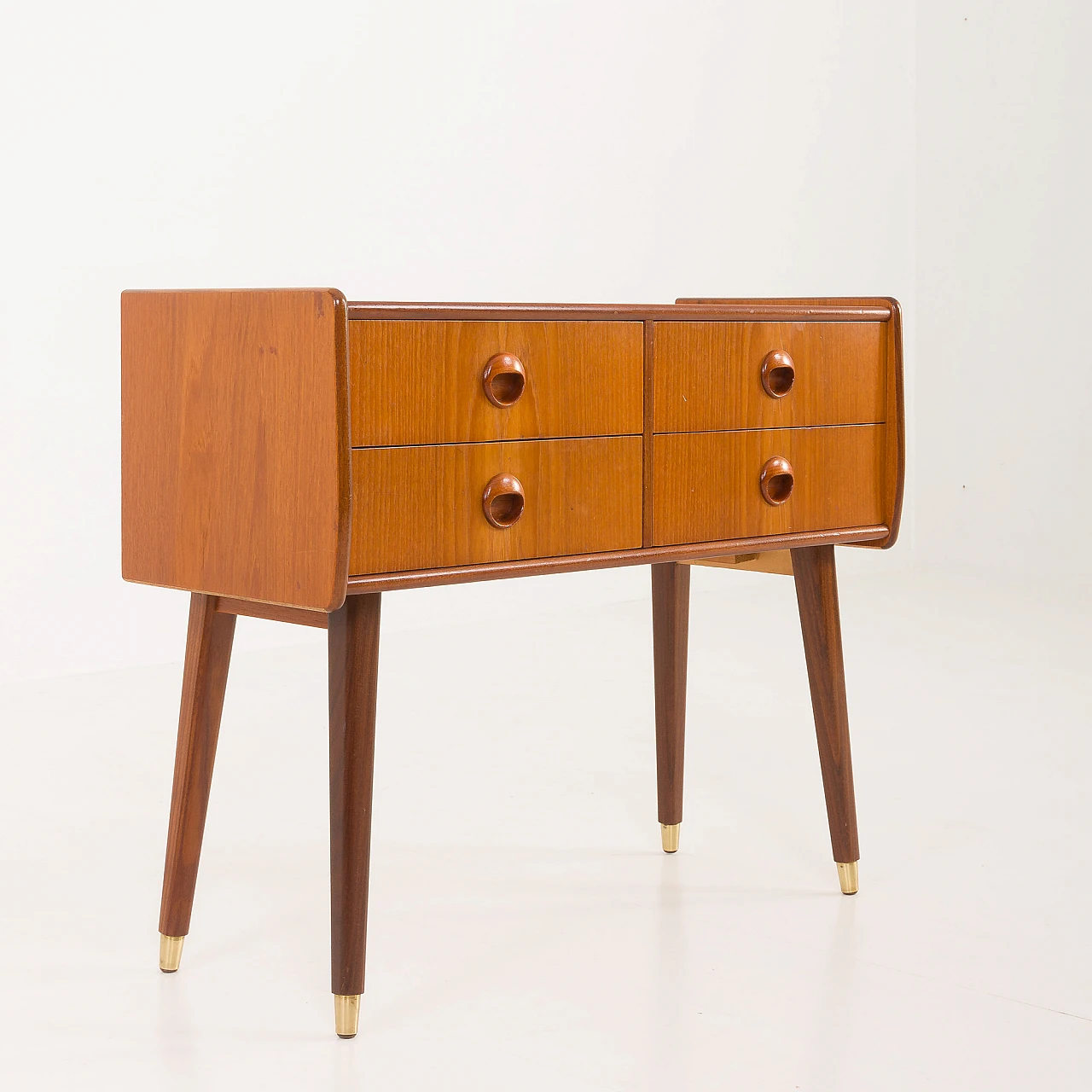 Small chest of drawers in teak by Talgø Møbelfabrikk, 1960s 9