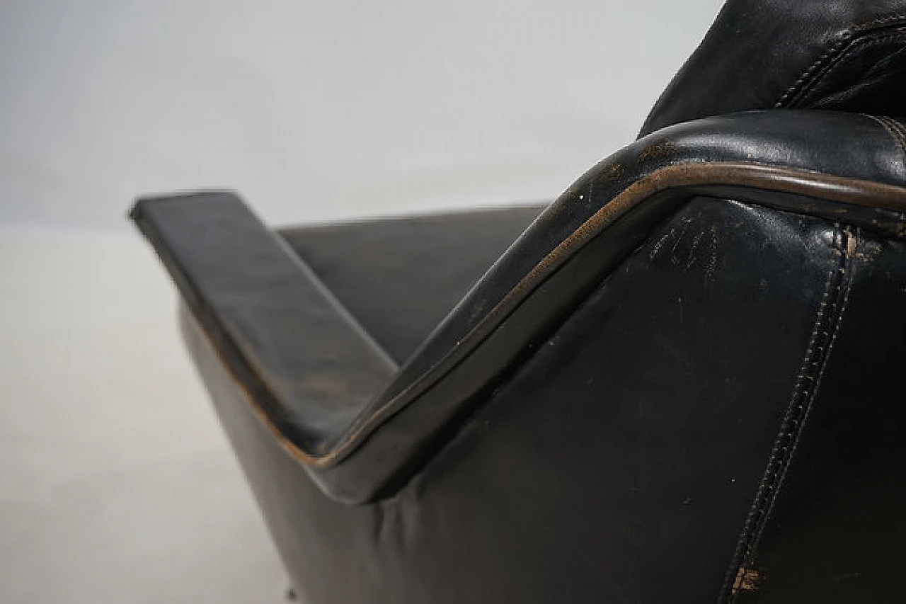 ESA 802 leather lounge chair by Werner Langenfeld, 1960s 2