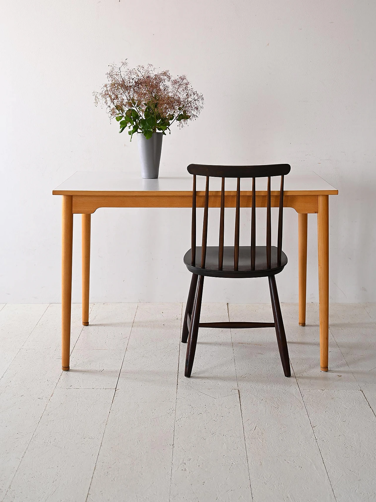 Birch and formica table, 1960s 1