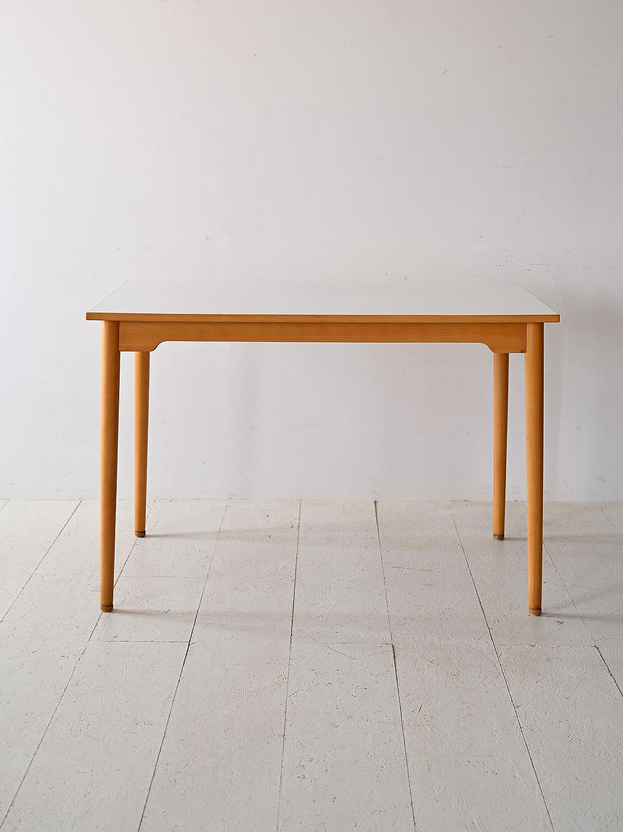 Birch and formica table, 1960s 2